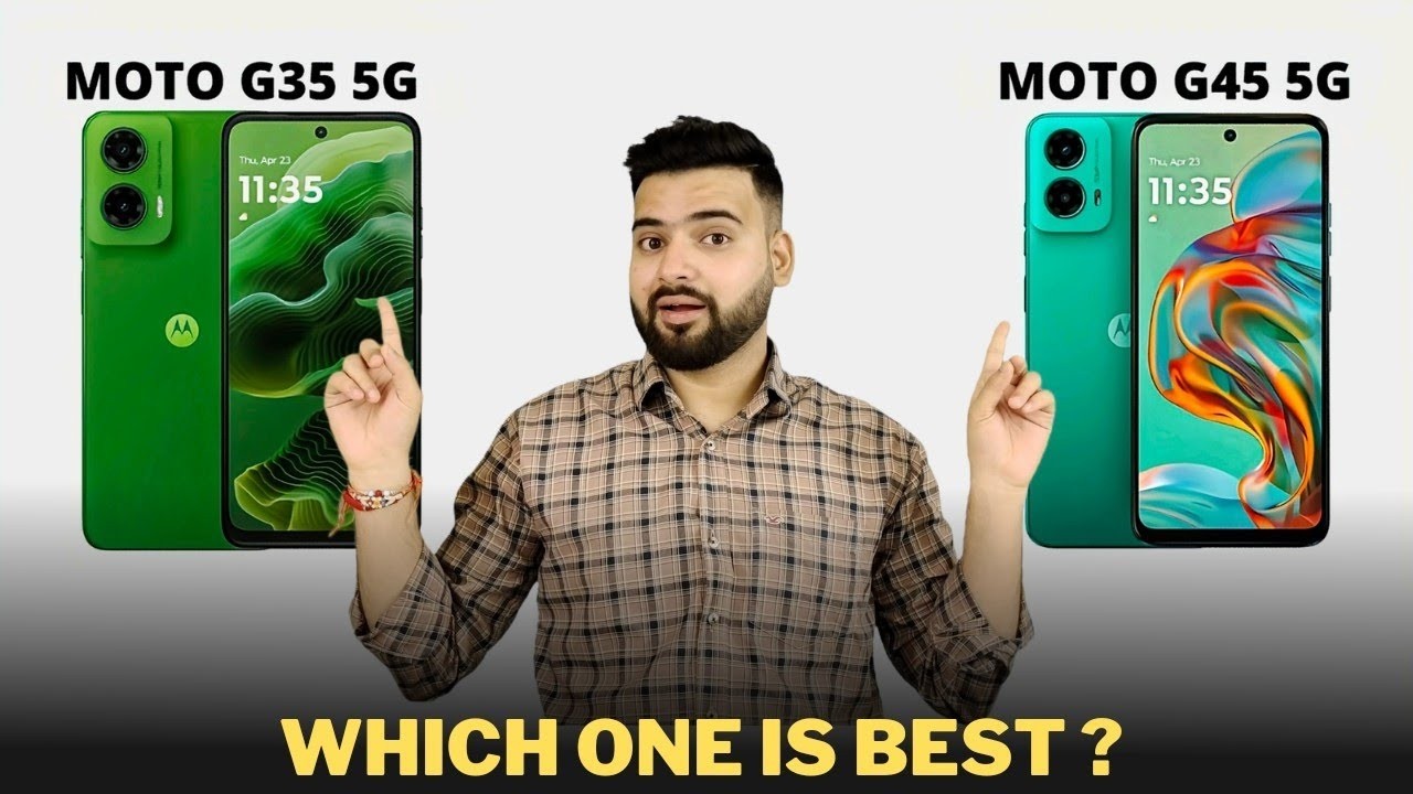 Moto G35 5G vs Moto G45 5G - Full Comparison | Which one is Best ?