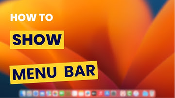 MacBook Menu Bar Not Showing? Here is How to Fix It