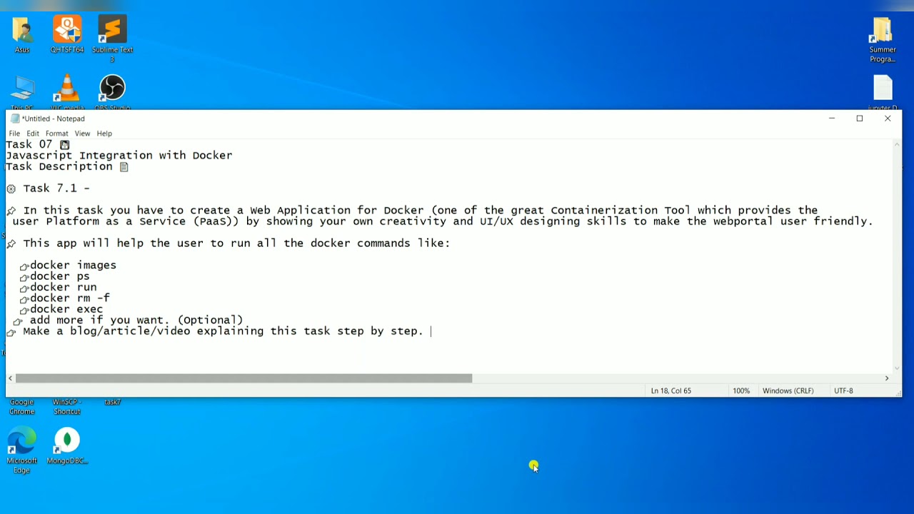 Create Docker Web Portal using HTML/CSS/JavaScript - YouTube
