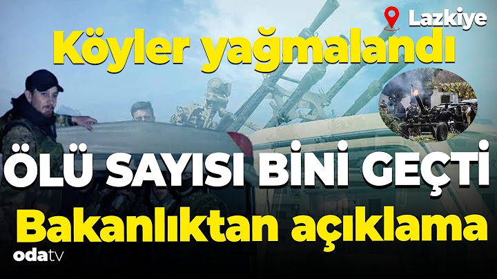 Köyler yağmalanıyor! Lazkiye'deki çatışmalarda ö*ü sayısı bini geçti! Bakanlıktan açıklama...