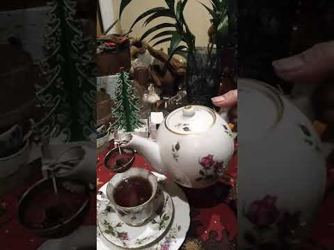 вечернее чаепитие из
