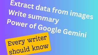 Power of Google Gemini | Google gemini for all step by step