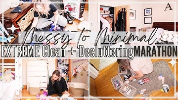 NEW! MESSY TO MINIMAL MARATHON | 3 HOURS OF DECLUTTERING MOTIVATION | CLEAN+MINIMIZE+DECLUTTER 2023