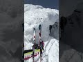 凍った避難小屋🏔️ #shorts