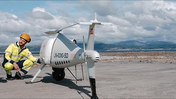 The world’s first logistics operation with a drone to an offshore installation.