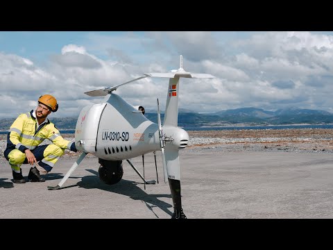 The world’s first logistics operation with a drone to an offshore installation.