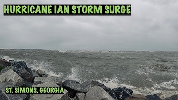Hurricane Ian Storm Surge: St. Simons Island, Georgia
