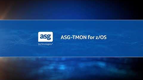 ASG-TMON for z/OS