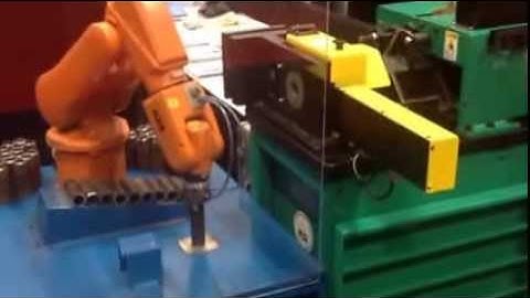 Machine Tending Robot Bevels Tube with the Chamfermate | MSI