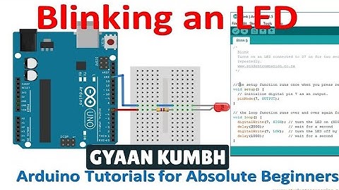 😱Live les IoT LED-knipperprogramma met Arduino | Praktisch IoT-programma in het Hindi | M4-R5 IoT...