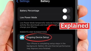 Ongoing Device Setup iPhone Battery iOS 18 / Fixed