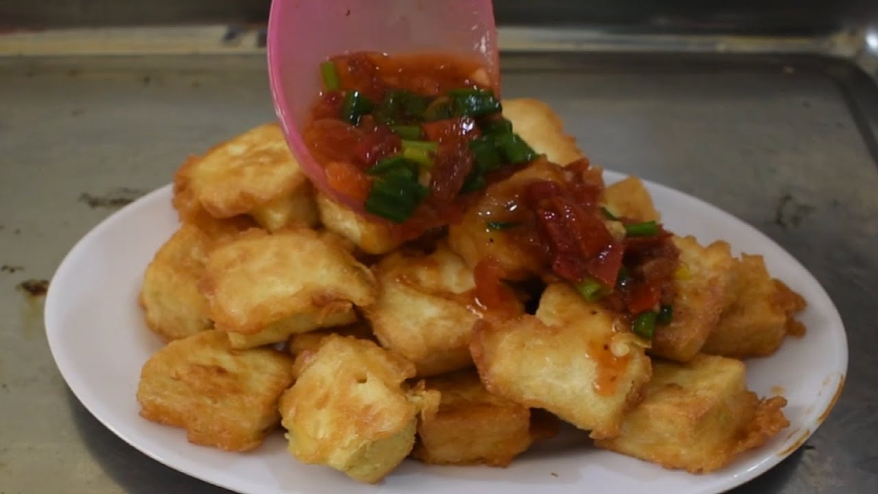 Cooking food KT Delicious cooking every day Fried tofu