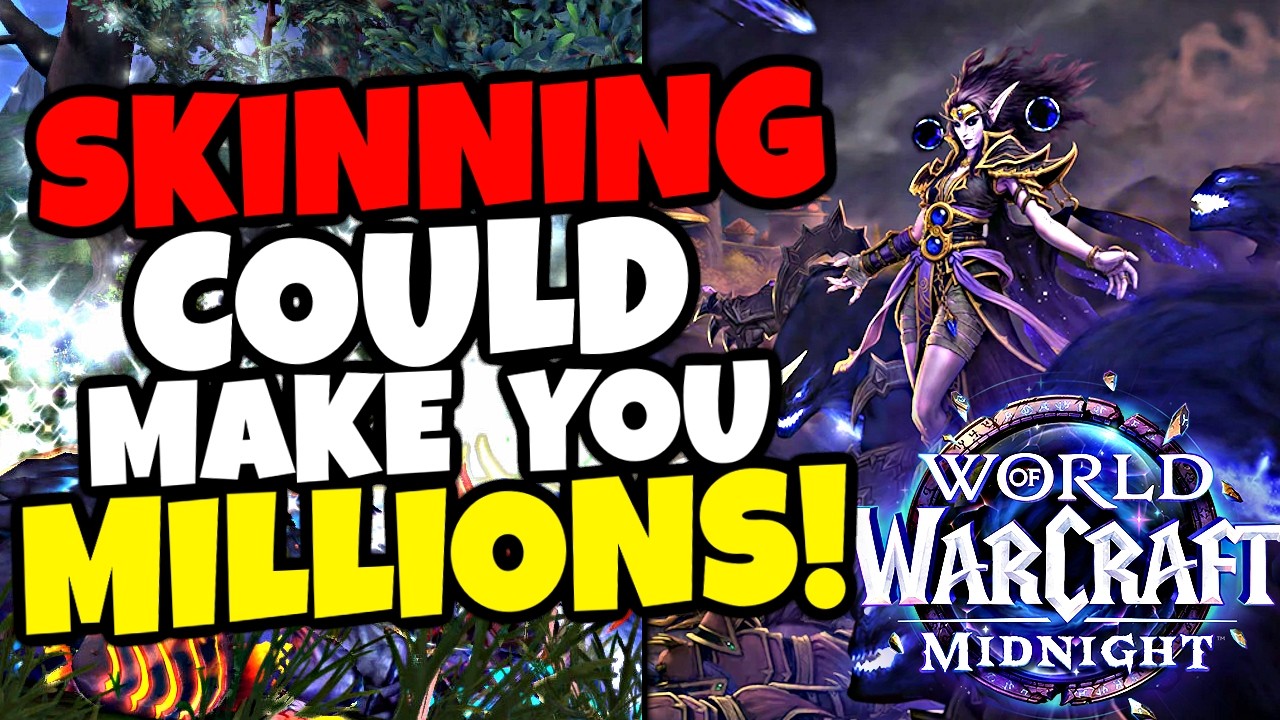 Снятие шкур на самом деле ОТЛИЧНО подходит для заработка золота в Midnight WoW.