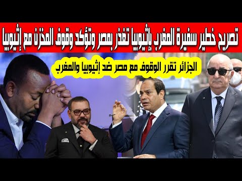 الجزائر تقرر الوقوف مع مصر ضد المغرب وإثيوبيا بعد إعلان التعاون العسكري تصريح خطير لسفيرة المغرب