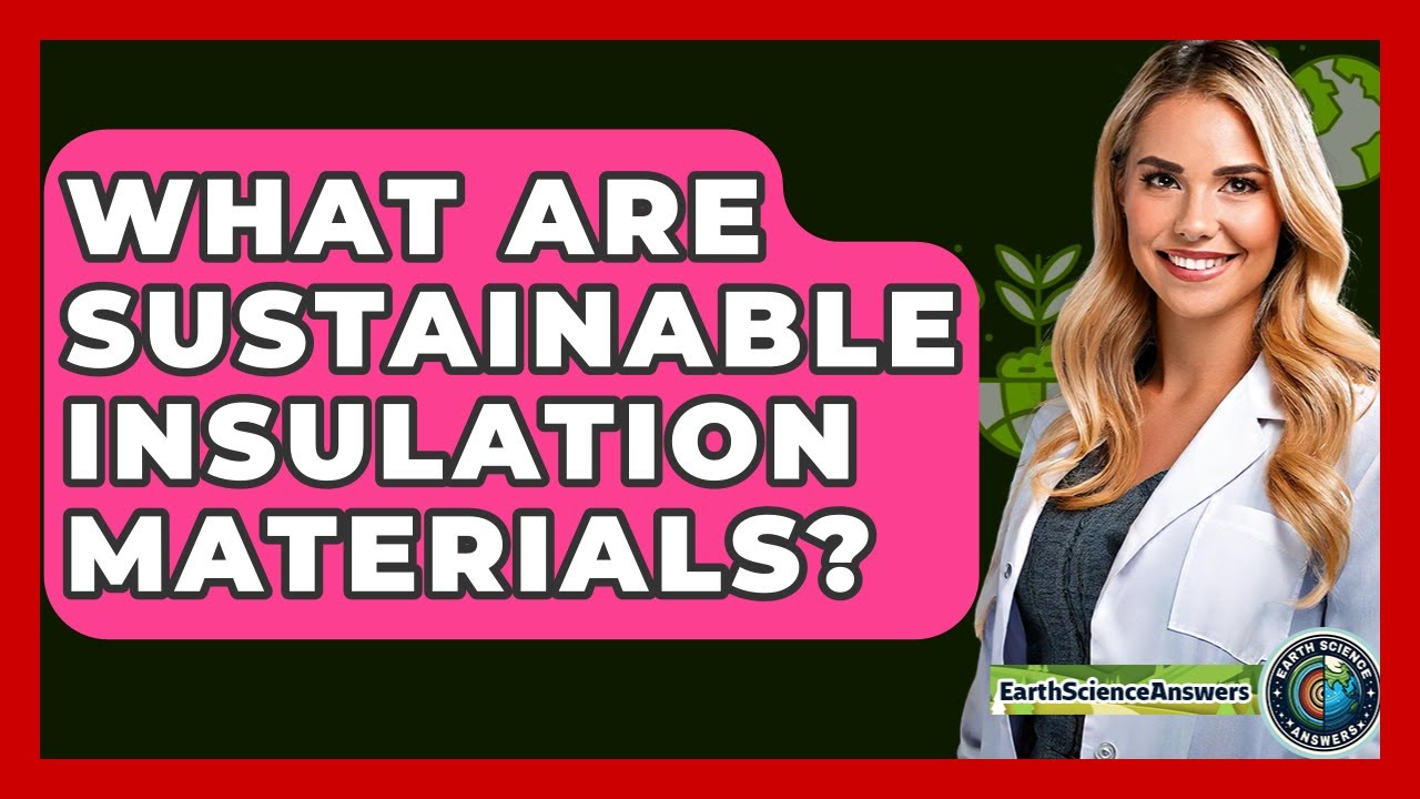 What Are Sustainable Insulation Materials? - Earth Science Answers