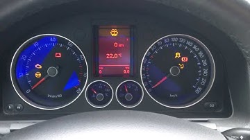 Golf 5 GTI Instrument cluster output test