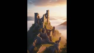 忘れられた古城に訪れた朝The Morning That Visited the Forgotten Castle #古城 #朝の光  #shorts #castle #morninglight