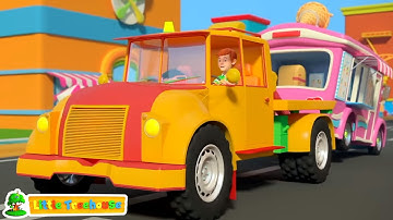 Ruote Sul Carro Attrezzi + Più Filastrocche Animate per Bambini