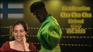 Israeli reacts to Finland - Cha Cha Cha | Eurovision Song Contest 2023 | First Reaction