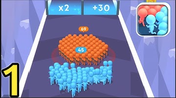 Count Masters & Stickman Clash Running Pro Game - Gameplay Walkthrough Part 1 - All Max Level 1-20