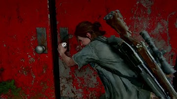 The Last of Us 2: Hillcrest - First dog encounter w/ Stealth (Grounded)