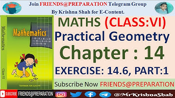 Exercise 14.6 Part 1 -  Chapter 14 Practical Geometry | Class 6 Maths