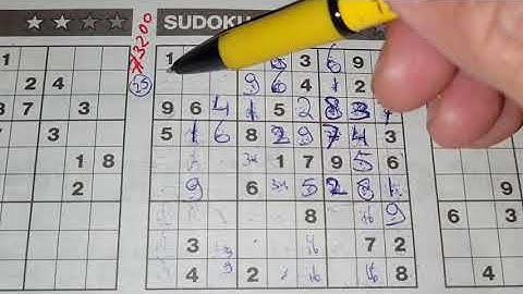 Thursday. Bonus Extra edition (#3200) Three Stars Sudoku puzzle. 08-05-2020 Extra part 1 of 4