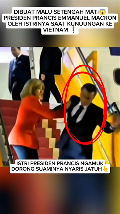 FRENCH PRESIDENT EMBARRASSED BY HIS WIFE😱 #emmanuelmacron #francepresident