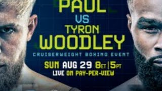 Jake Paul vs Tyron Woodley.