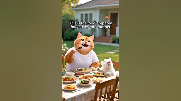 Ai animated orange cat funny video   #trending #shorts #shortsfeed