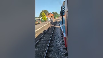Arriving with Thomas the tank engine at North Weald