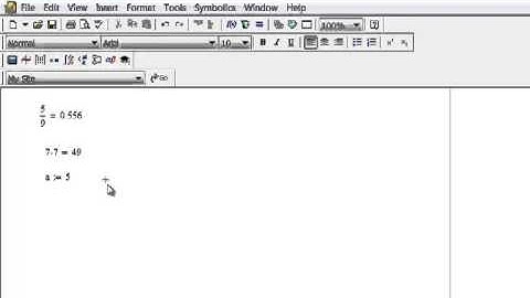 Mathcad Intro