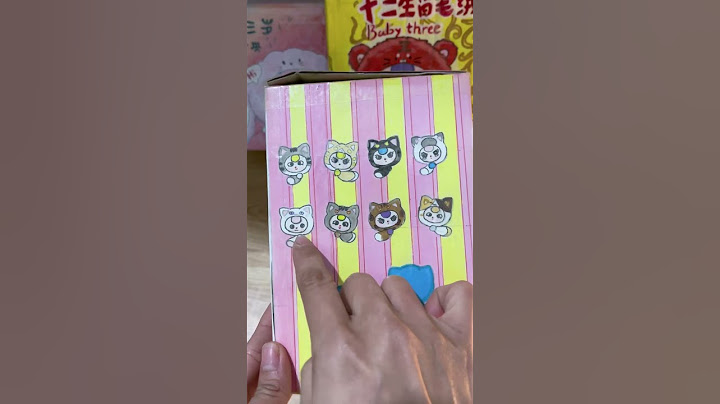 Unbox baby three mèo thần tài