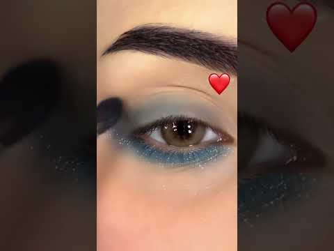 ميكب مكياج لفستان أزرق