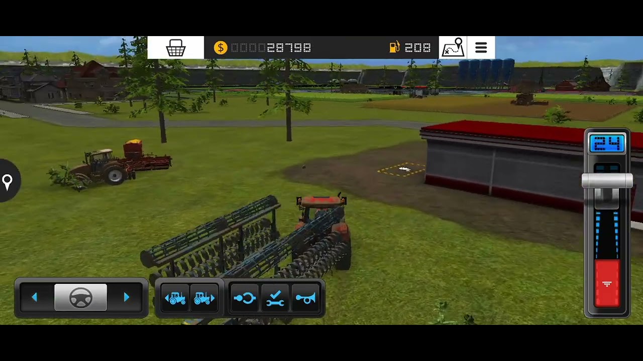 farming game #foryou FS 16 game - YouTube