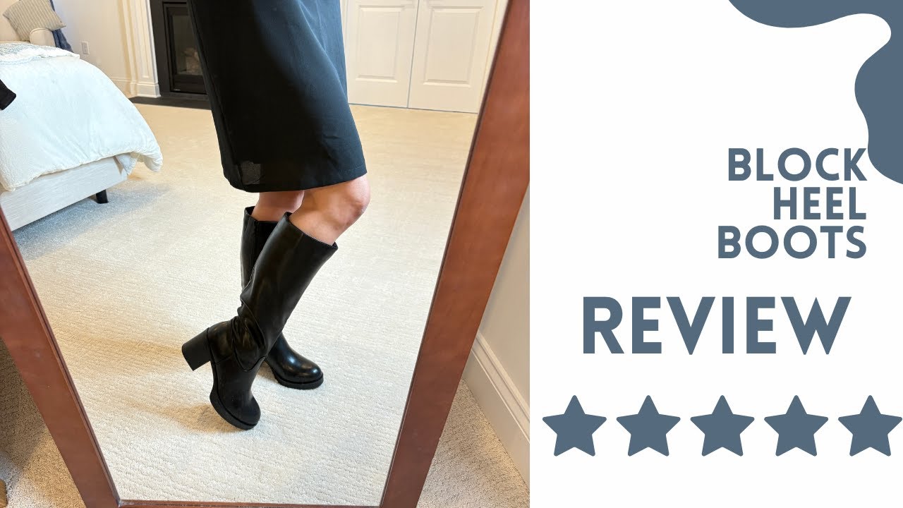 Chunky Heel Knee High Boots That Actually Fit! Dream Pairs Tall Boots Review