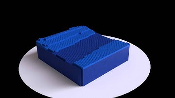 Lego Fluid Simulation test in Blender 3D