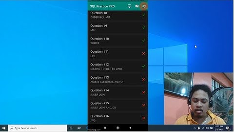 Tut how to run sql code using android phone (SQL PRACTICE PRO)