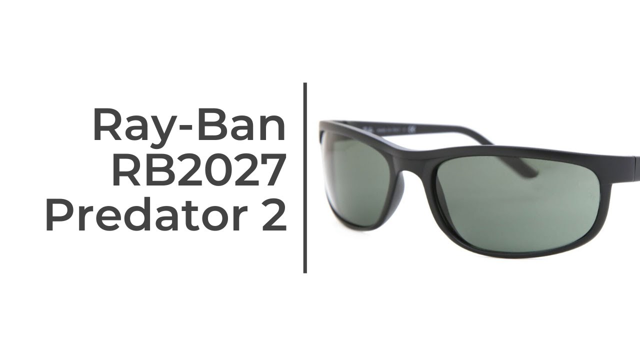 Ray-Ban RB2027 Predator 2 Sunglasses Review - YouTube