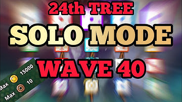 24th Tree Solo Mode 40+ @DiceX-1 - Random Dice