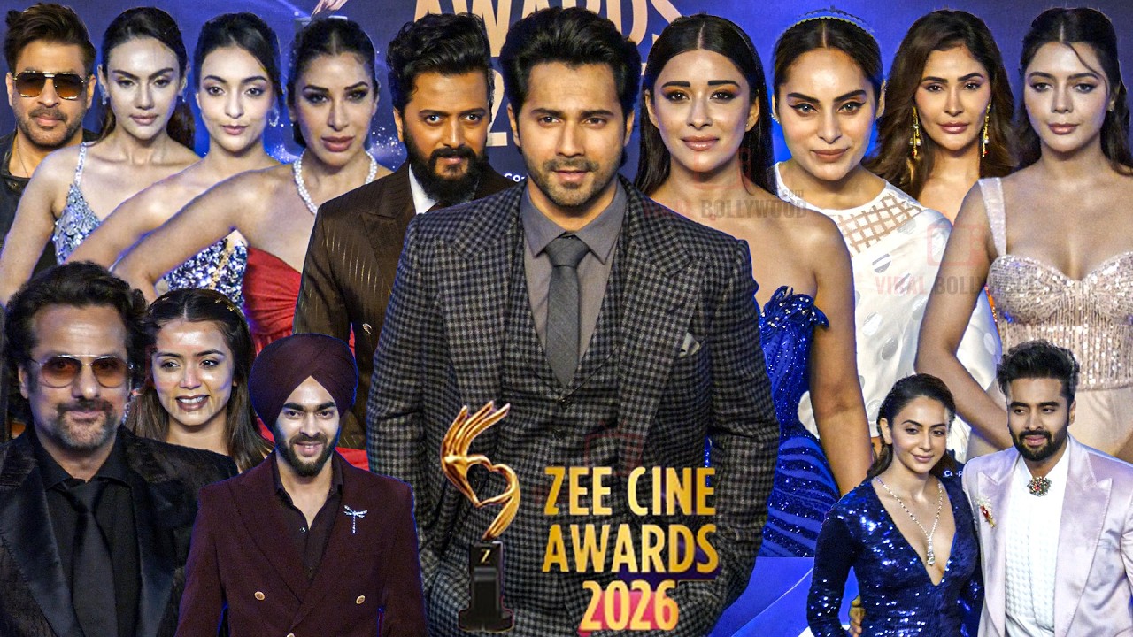 Star Studded Arrive At Zee Cine Awards 2026 | Varun Dhawan,Shalin Bhanot,Nyra Bannerjee,Shiny Doshi