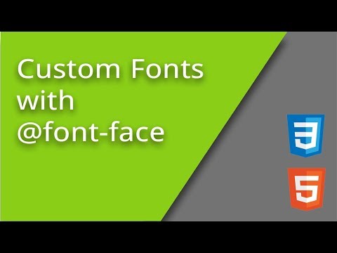 Custom Web Fonts