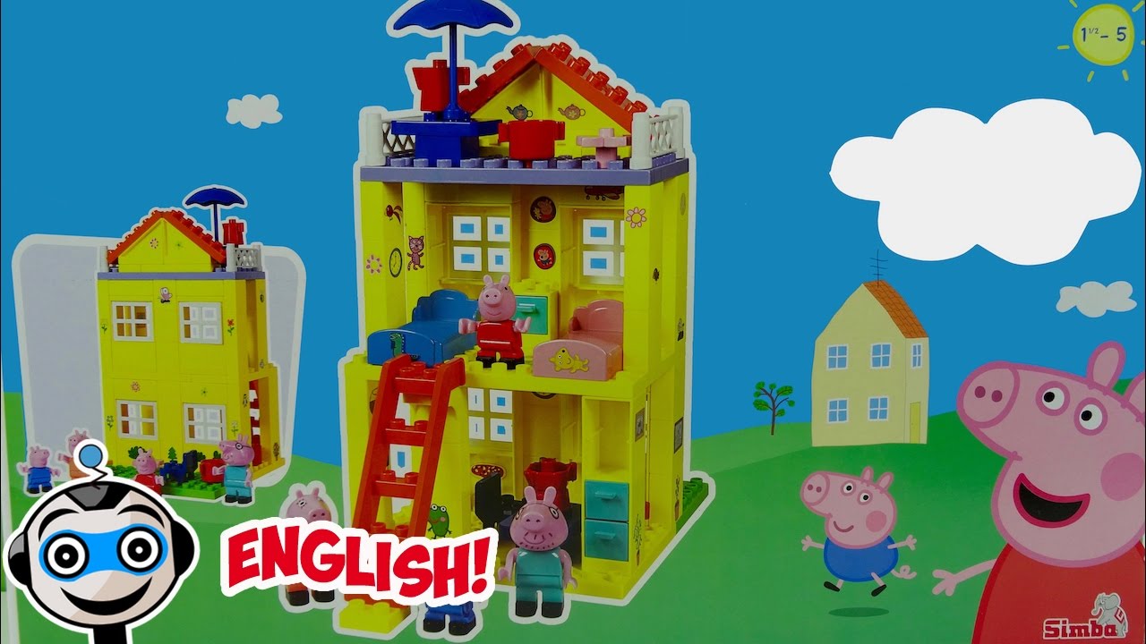 Construções SIMBA Peppa Pig Casa de Blocos