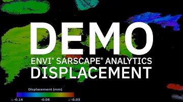 Displacement Mapping in ENVI SARscape Analytics | DEMO