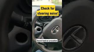 Check for steering noise! #shorts #carsutra #secondhandcar #carcare #cartips)