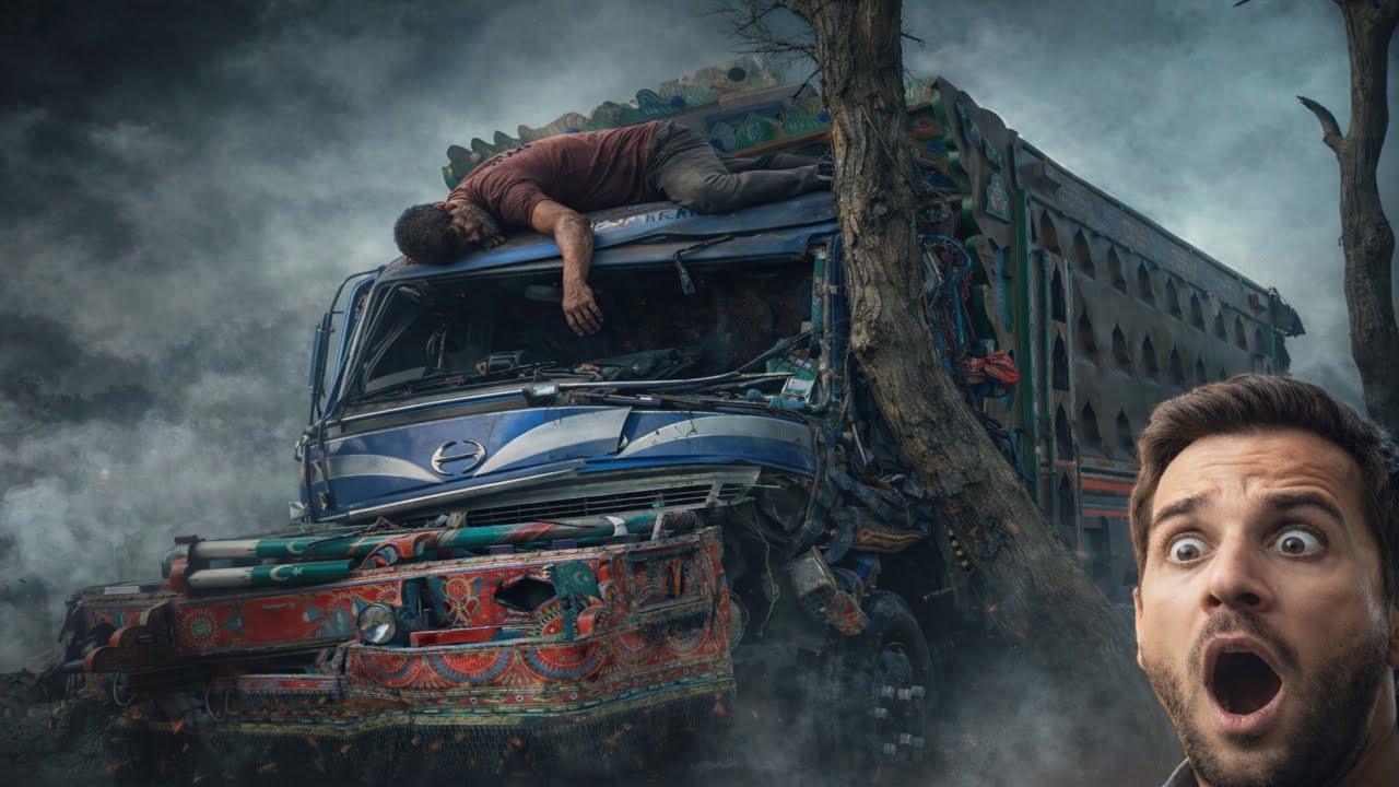 Overloaded Truck Loses Control, Crashes Into Tree – Driver Dies on the ...