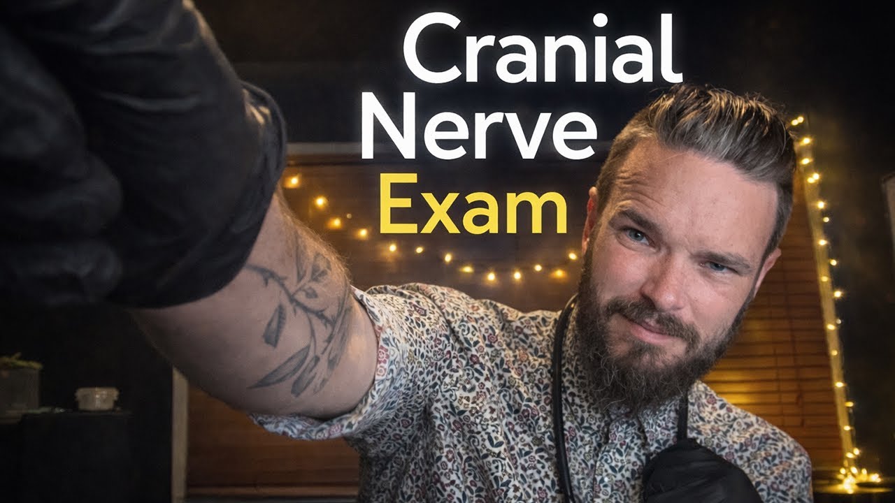 ASMR — Старая добрая проверка черепных нервов для души *Индивидуальное внимание к ушам*