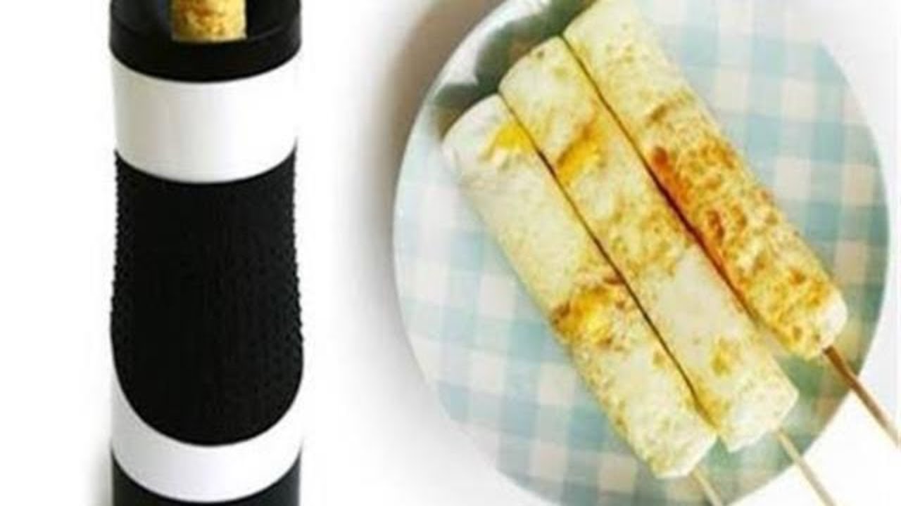 Rollie Eggmaster gadget puts food on a stick