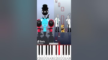 Seize the Gun Squid Game COMPLETE EDITION | Sprunki (@tieanimation) - Octave Piano Tutorial