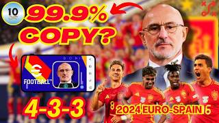 I Cloned DE LA FUENTE'S 2024 SPAIN Tactics in eFootball | Reliving the Glory Ep.12